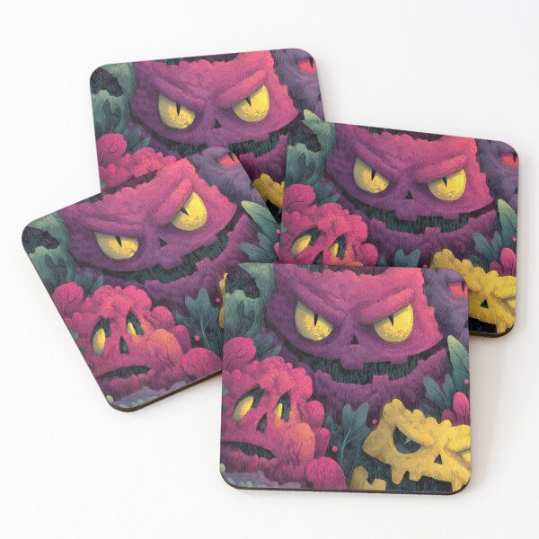 Item preview, Evil Pumpkins in the Haunted Garden designed and sold by Tanita Platina.