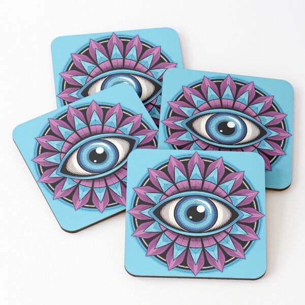 Artikelvorschau, Mystisches drittes Auge Mandala Visionär Allsehendes Auge Kunst entworfen und verkauft von Parkerzz.