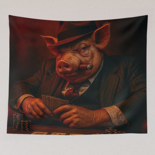 Item preview, The Pigfather – Mafioso Porker Poker Night designed and sold by lapart.