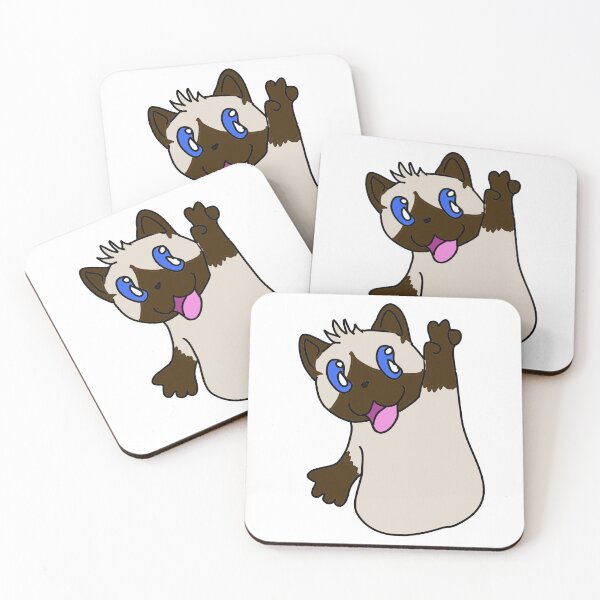 Item preview, Half Cat Siamese Wishes You Peace designed and sold by Milk on Cake.
