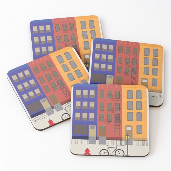 Item preview, New York Apartment Buildings designed and sold by ROSE ANN BANILAR.