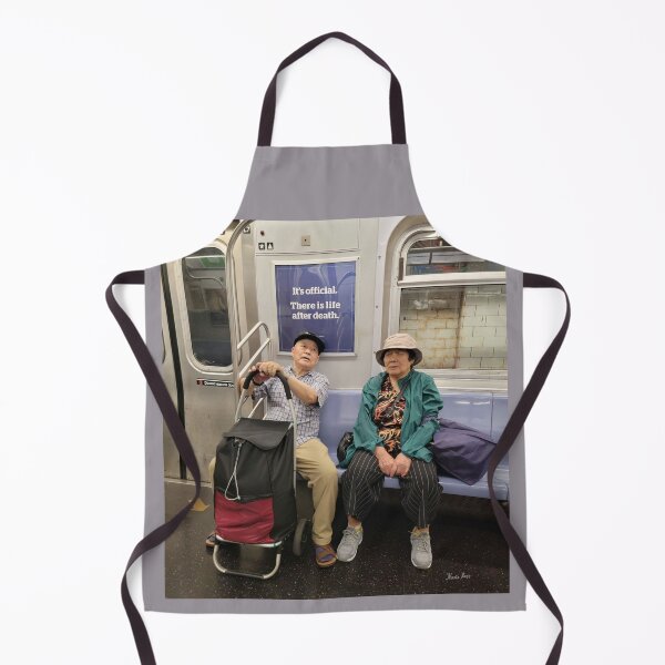 Item preview, Man and woman with luggage: It is official: there's life after death. designed and sold by Nadia Russ Design.