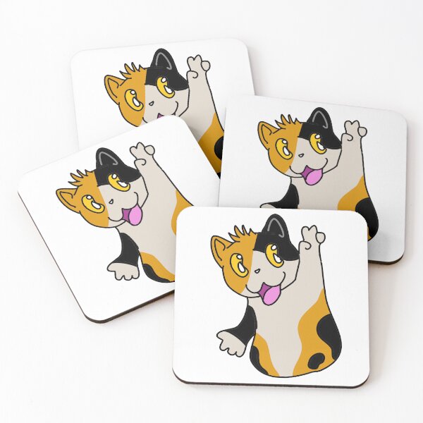 Item preview, Half Cat Calico Wishes You Peace designed and sold by Milk on Cake.