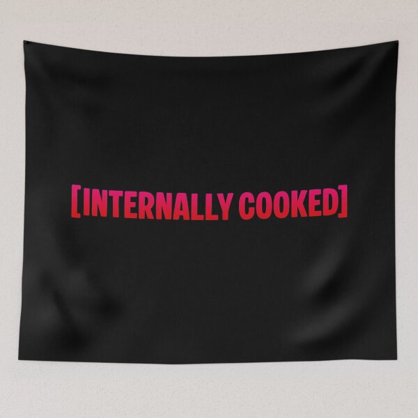 Item preview, Internally Cooked] in Red designed and sold by Memes N Lore .