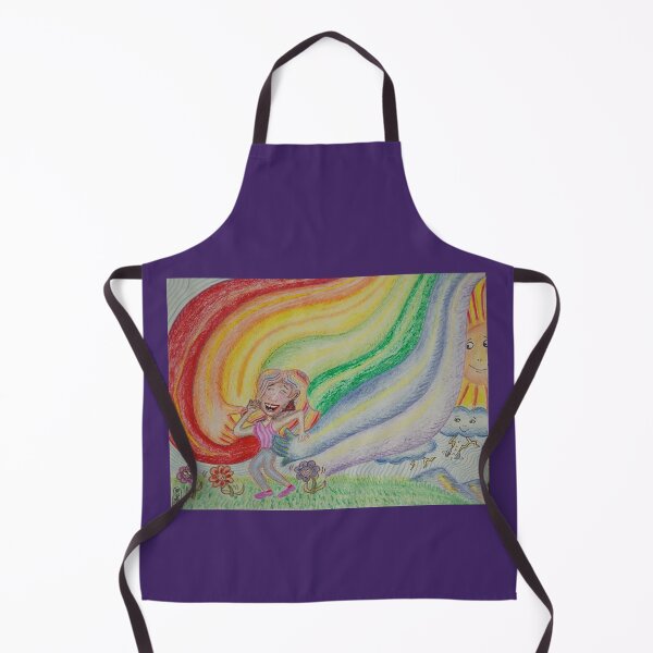 Item preview, "I Let Rainbows Chase Me Now" Way-Whimsical Art from "Playful Poetics" by SaVannaH "Beamz" D'Light designed and sold by SaVannaHBeamz4U.
