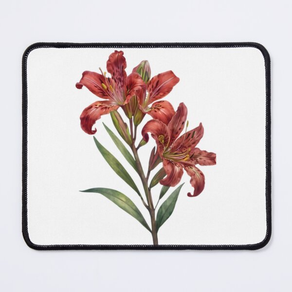 Item preview, Red Peruvian Lily (Alstroemeria) designed and sold by HOMETOWN86.