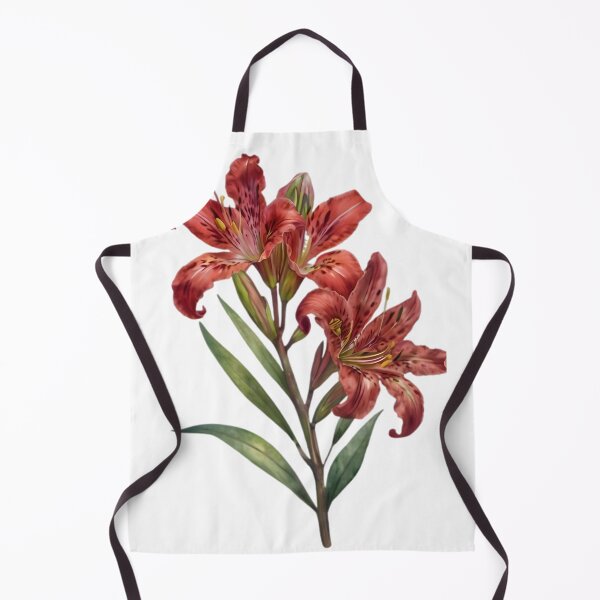 Item preview, Red Peruvian Lily (Alstroemeria) designed and sold by HOMETOWN86.