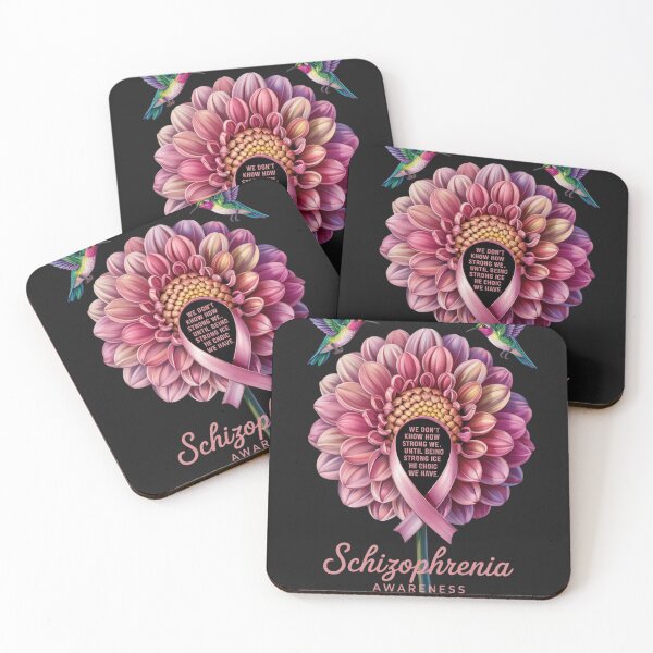 Item preview, SCHIZOPHRENIA AWARENESS Flower We Don't Know How Strong We designed and sold by ConceptualVibes.