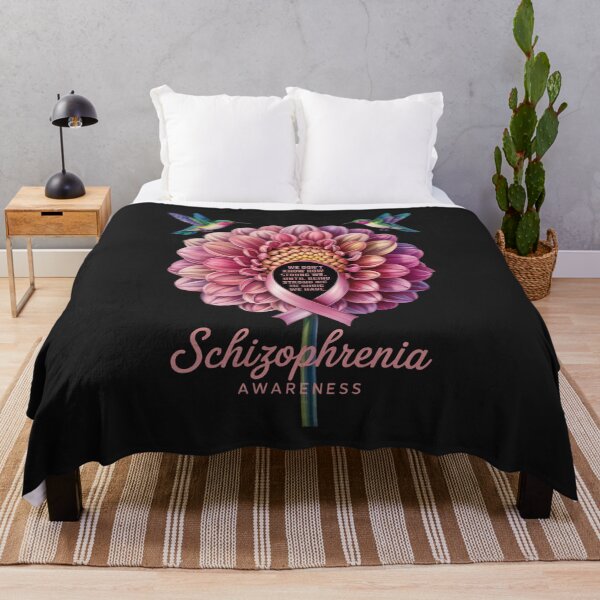 Item preview, SCHIZOPHRENIA AWARENESS Flower We Don't Know How Strong We designed and sold by ConceptualVibes.