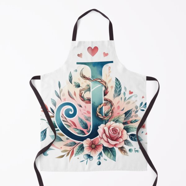 Item preview, Letter J Watercolor Alphabet Tattoo Initial monogram decorative painting roses art designed and sold by SomniferumWars.