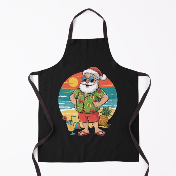 Artikelvorschau, Santa Weihnachten im Juli am Strand Hawaiian Sommerferien entworfen und verkauft von ConceptualVibes.