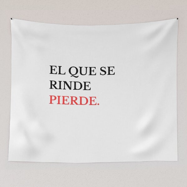 Item preview, He who gives up, loses – Powerful motivational phrase in Spanish designed and sold by DavidChaura.