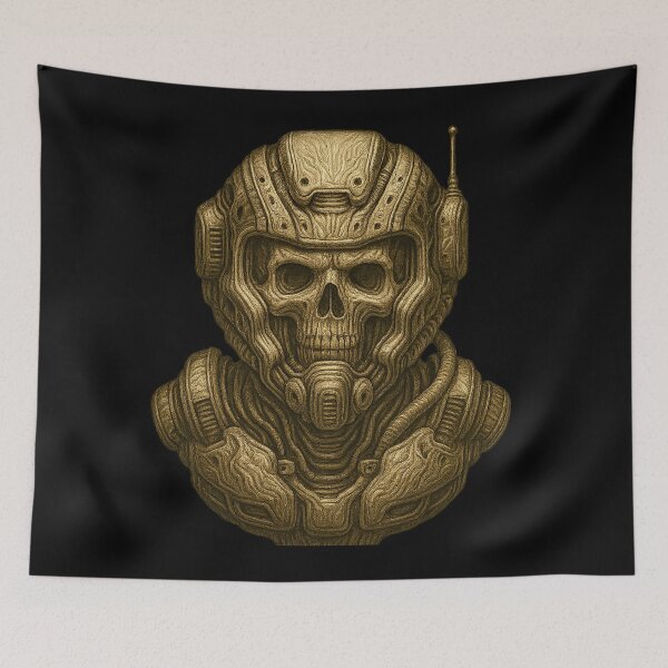 Item preview, Biomech Skull Trooper – Cyber Warrior designed and sold by lapart.