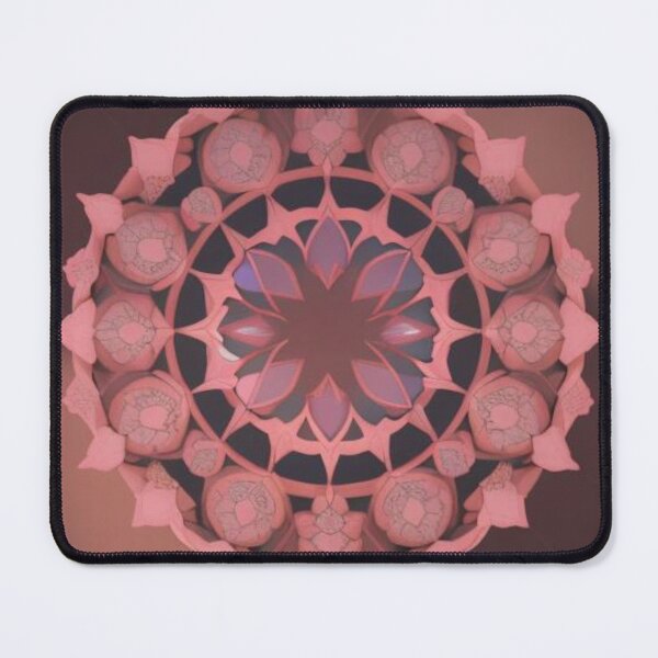 Item preview, Dusky Rose Mandala – Soft Pink and Plum Floral designed and sold by Harmonic_Layers.