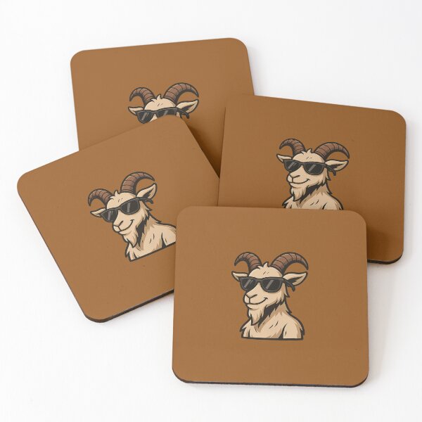 Item preview, Chill Goat with Sunglasses designed and sold by Toonhaus Designs.