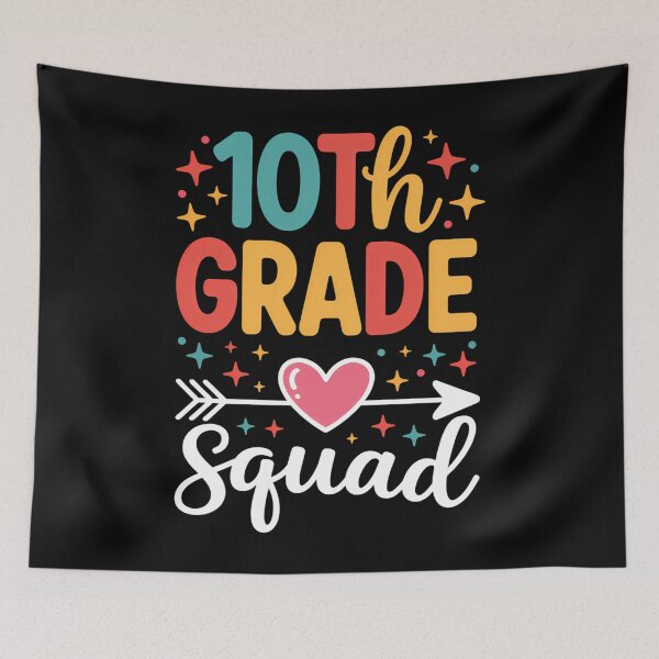 Item preview, Tenth Grade Squad 10th Grade Team First Day of School designed and sold by Sunset4Bones.