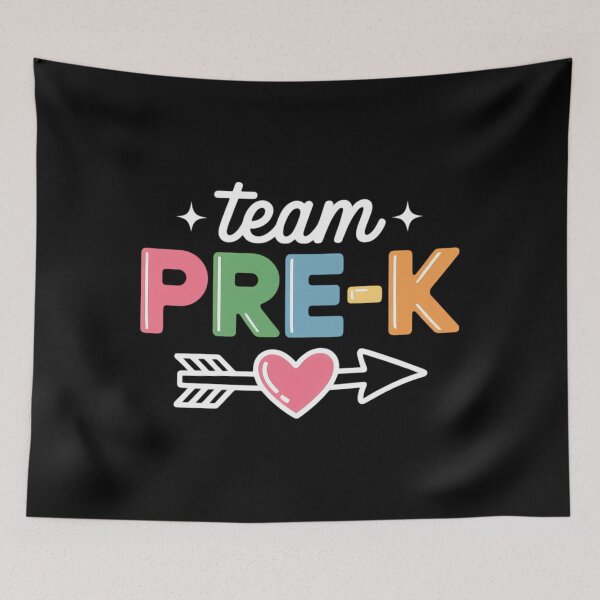Item preview, Team Pre-K PreSchool Teacher Student Back To School designed and sold by Sunset4Bones.