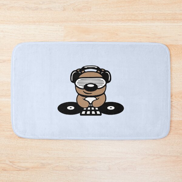 Item preview, Bear Teddy DJ Slits Sunglasses Headphones Party Music Club designed and sold by shirt-o-mat.