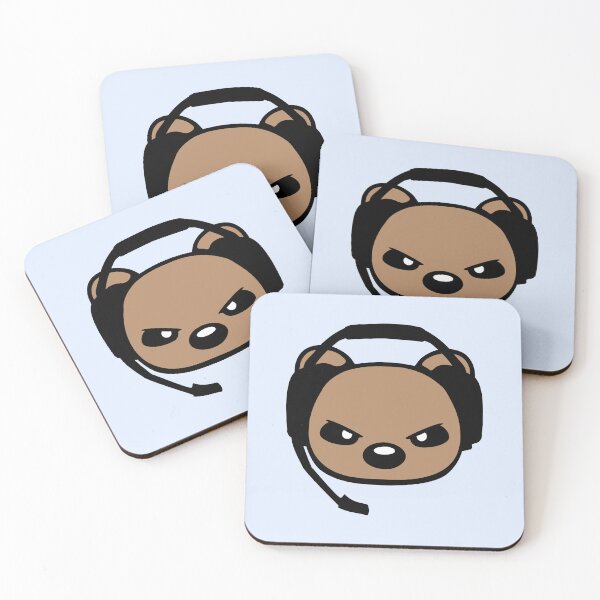 Item preview, Bear Teddy Gamer Headset Voice Chat PC Gaming Console designed and sold by shirt-o-mat.