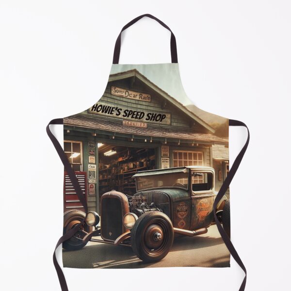 Item preview, Howie’s Speed Shop Rat Rod Garage Art  designed and sold by Friends Custom Creations.