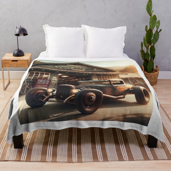 Item preview, Howie’s Speed Shop Rat Rod Garage Art  designed and sold by Friends Custom Creations.