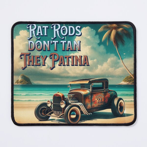 Item preview, Rat Rods Don’t Tan They Patina Vintage Beach designed and sold by Friends Custom Creations.