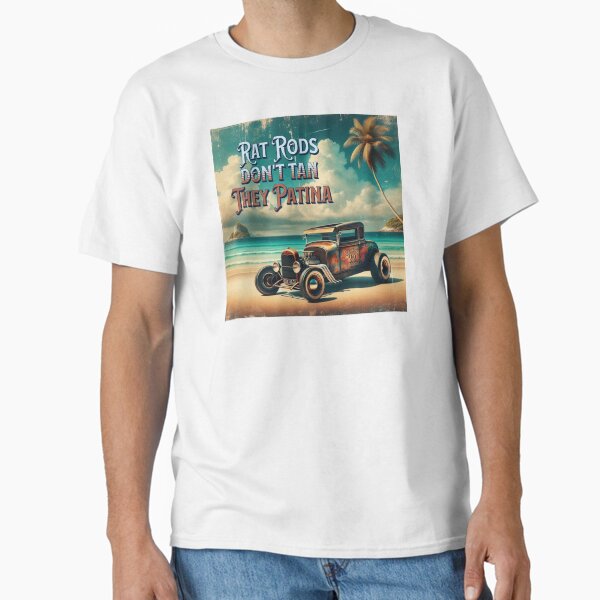Item preview, Rat Rods Don’t Tan They Patina Vintage Beach  designed and sold by Friends Custom Creations.