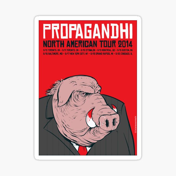 Item preview, PROPAGANDHI - North American Tour 2014 - Punk, Criticism & Resistance designed and sold by MacacoRato.