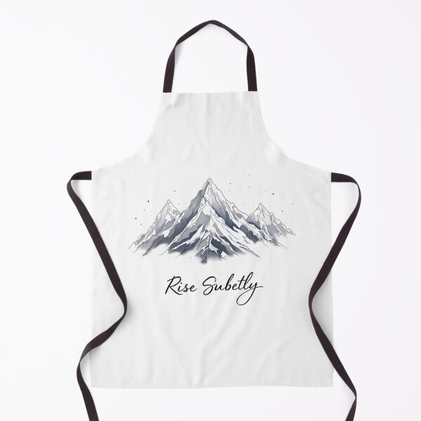 Item preview, Arafed mountain range with snow capped peaks and the words rise safely designed and sold by cafegrafis.