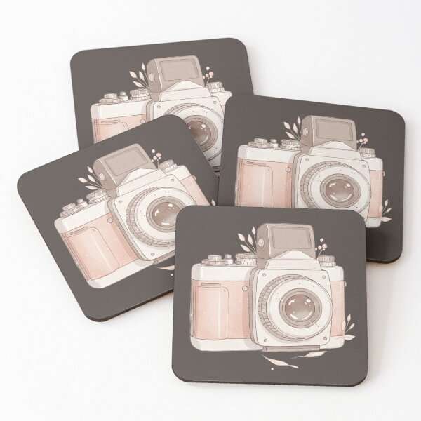 Item preview, vintage camera with flower designed and sold by obinsuma.