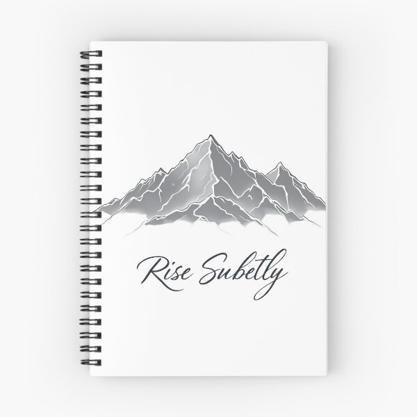 Item preview, A close up of a mountain with a sky background and the words rise safely designed and sold by cafegrafis.