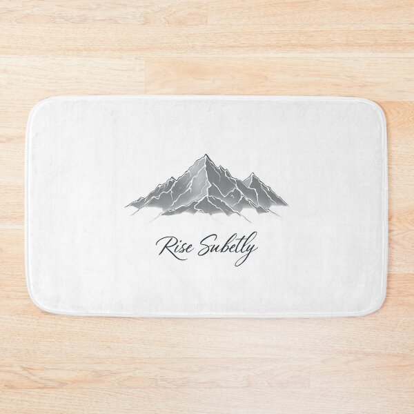Item preview, A close up of a mountain with a sky background and the words rise safely designed and sold by cafegrafis.