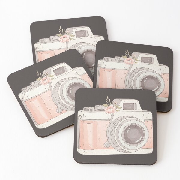 Item preview, vintage camera with flower designed and sold by obinsuma.