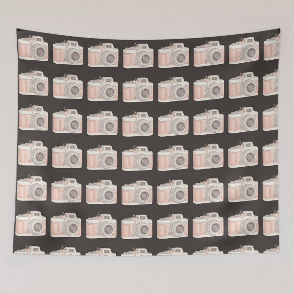 Item preview, vintage camera with flower designed and sold by obinsuma.