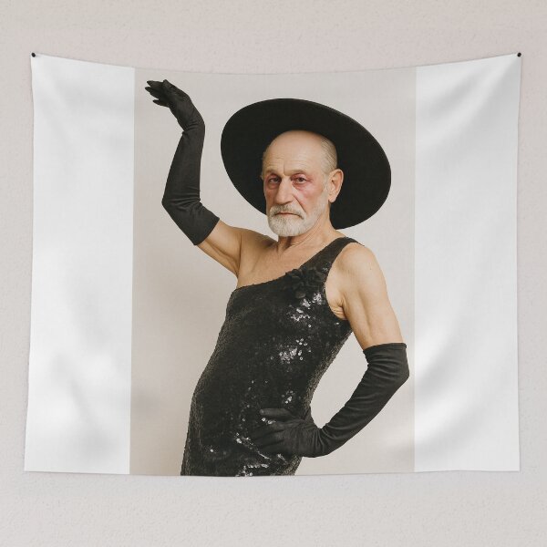 Item preview, Freud in Full Bloom - Sigmund Freud designed and sold by WheelieGdArt.