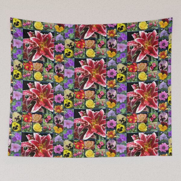 Item preview, Selection of Summer Flowers Collage designed and sold by BlueMoonRose.
