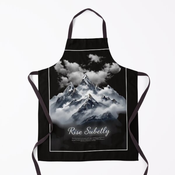 Item preview, Mountains with a cloud and a neon sign that says rise safely designed and sold by cafegrafis.