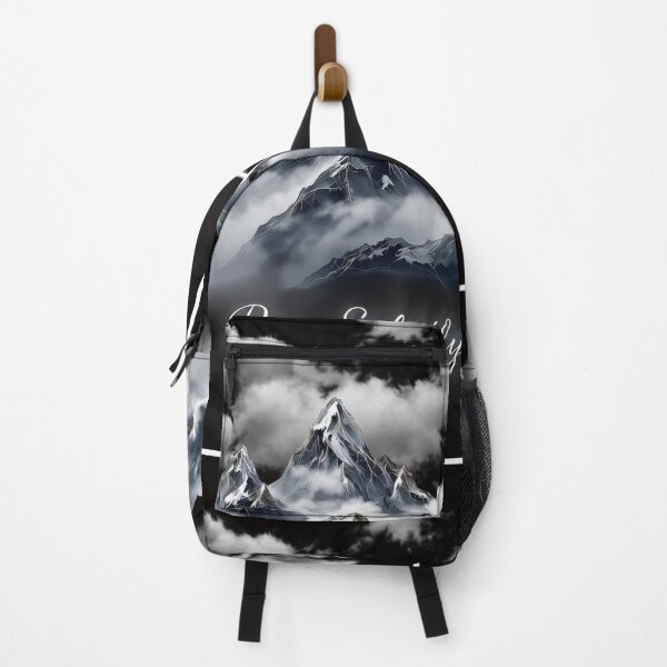 Item preview, Mountains with a cloud and a neon sign that says rise safely designed and sold by cafegrafis.