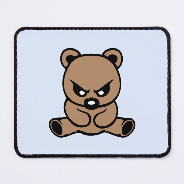 Item preview, Evil Teddy Bear Bad Mood Look Angry Danger Monster designed and sold by shirt-o-mat.
