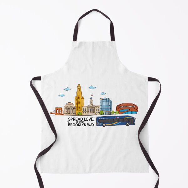 Item preview, Brooklyn Landmarks – Vibrant Illustration designed and sold by Designfordream.