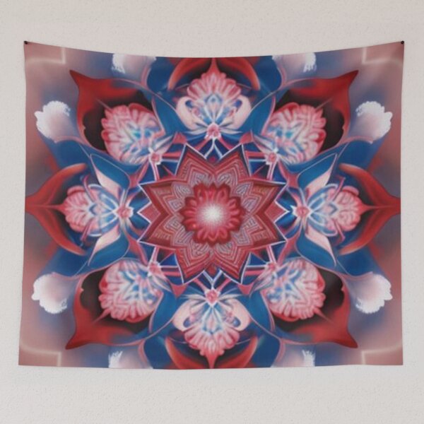 Item preview, Bold Floral Mandala Fractal Petal Art designed and sold by Harmonic_Layers.