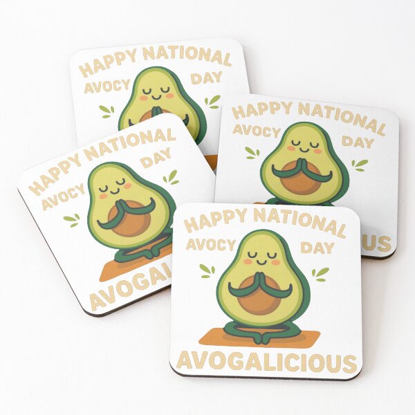 Item preview, Avogalicious Avocado Yoga – Happy National Avocado Day Cartoon Design designed and sold by TLG-Supply.