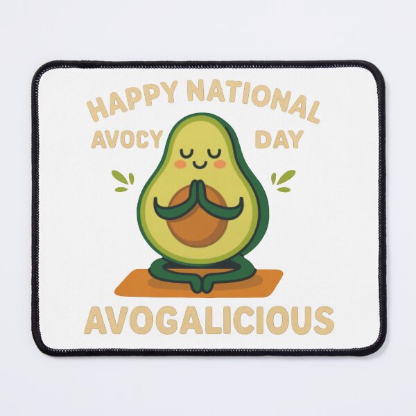 Item preview, Avogalicious Avocado Yoga – Happy National Avocado Day Cartoon Design designed and sold by TLG-Supply.
