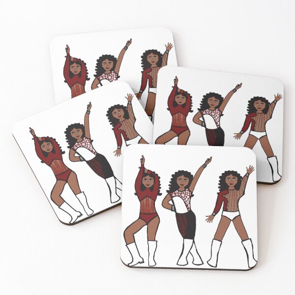Item preview, Tri Pose Dancer / Majorette Red & Black  A designed and sold by TheStyleofU.