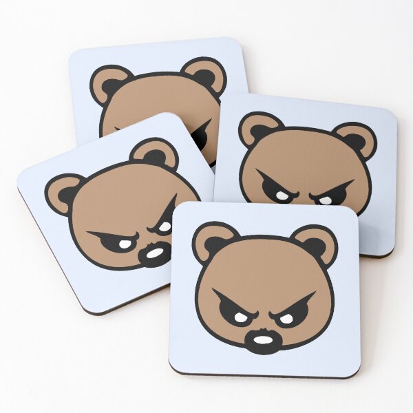 Item preview, Evil Teddy Bear Bad Mood Look Angry Danger Monster designed and sold by shirt-o-mat.