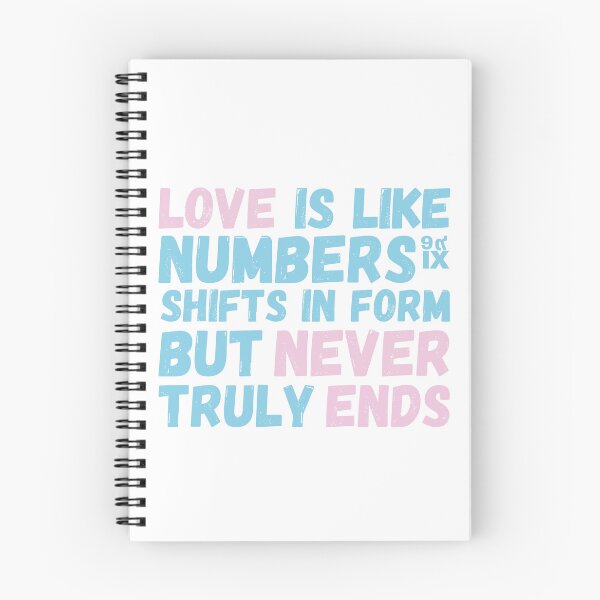 Item preview, Love and Numbers Minimal Quote Design designed and sold by idealis.