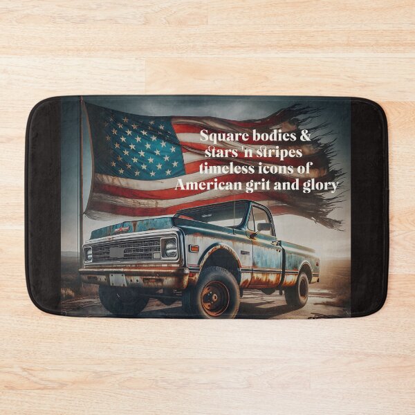 Item preview, Square Body & Stars Patriotic Truck Flag Art  designed and sold by Friends Custom Creations.