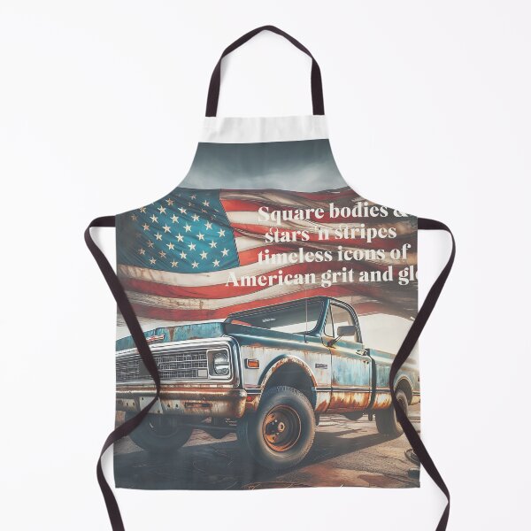 Item preview, Square Body & Stars Patriotic Truck Flag Art  designed and sold by Friends Custom Creations.