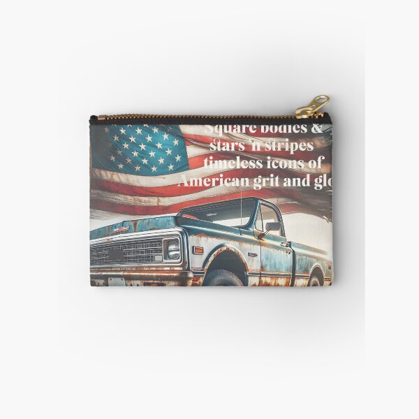 Item preview, Square Body & Stars Patriotic Truck Flag Art  designed and sold by Friends Custom Creations.
