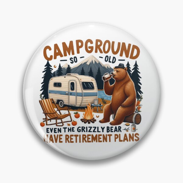 Item preview, Old Campground, Grizzly bear Old Campground designed and sold by HaydenMillepied.